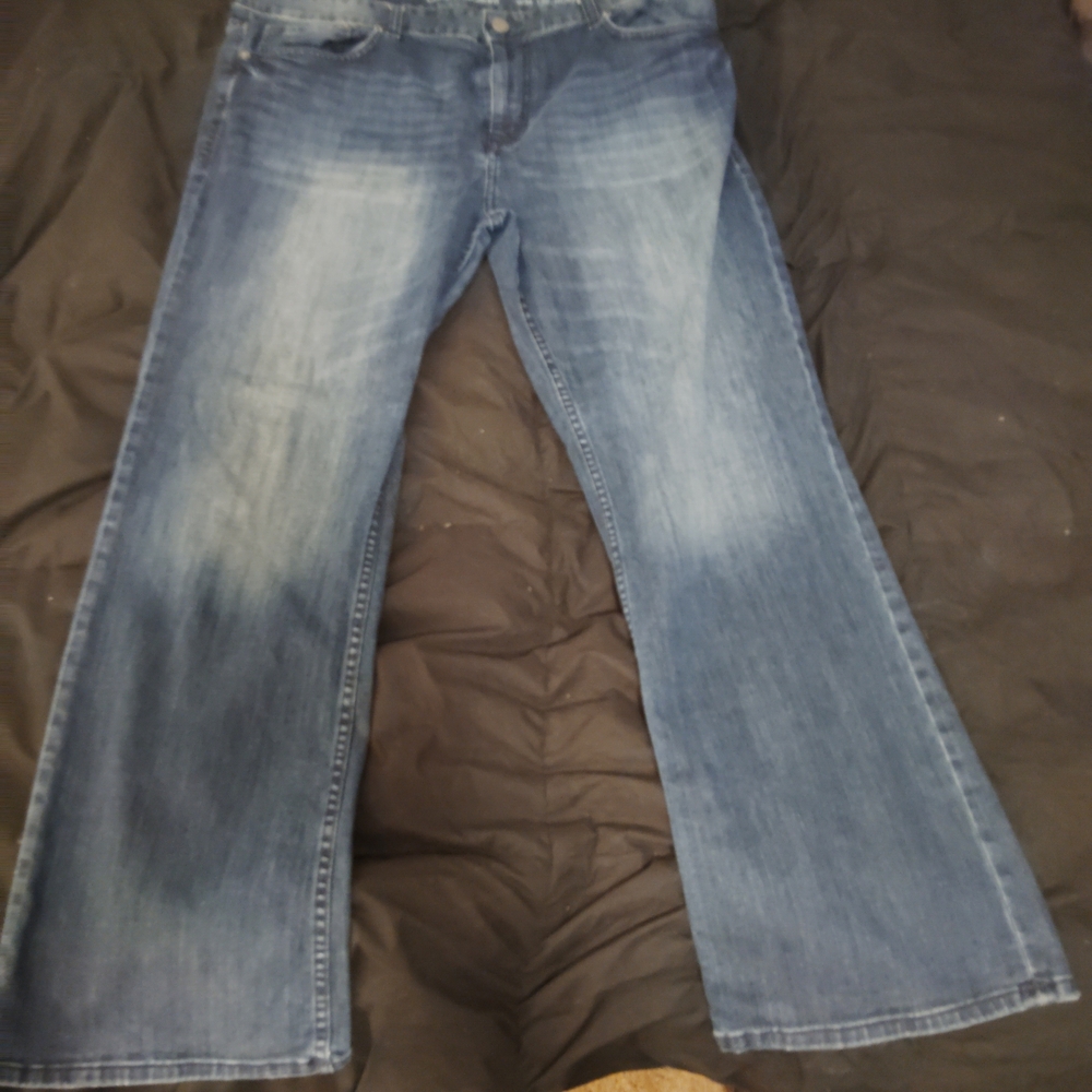 Calvin Klein Jeans Men's Blue Bootcut Denim